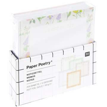 Rico Notizzettel-Box Flower Frames FSC MIX