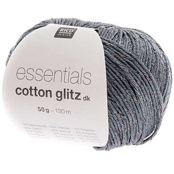 Rico Essentials Cotton Glitz Dk, olivgrau