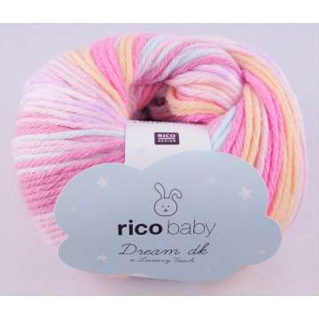 Rico Baby Dream DK Luxury touch, rosa mix