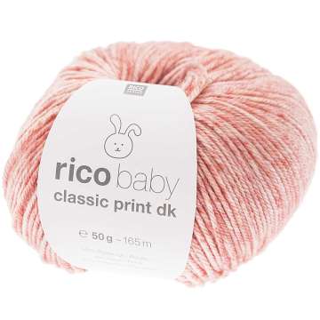 Rico Baby Classic Print DK, rosa Spray