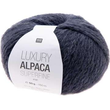 Rico Luxury Alpaca Superfine Aran, blau