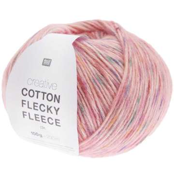 Rico Creative Cotton Flecky Fleece, candy