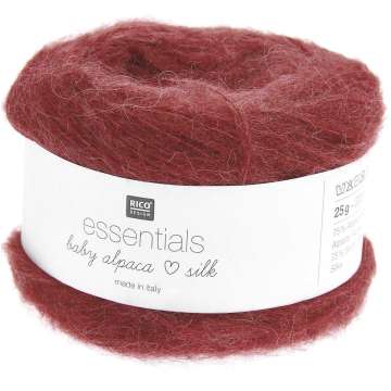 Rico Essentials Baby Alpaca Loves Silk kirsch