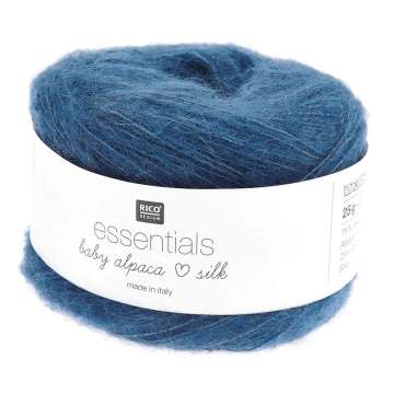Rico Essentials Baby Alpaca Loves Silk blau
