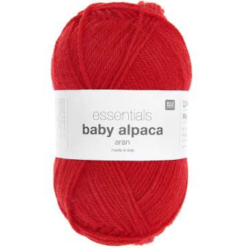 Rico Essentials Baby Alpaca aran rot