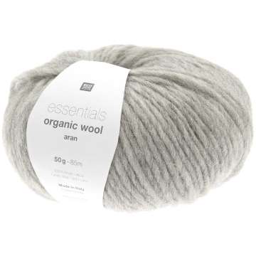 Rico Essentials Organic Wool aran grau