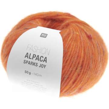 Rico Fashion Alpaca Sparks Joy orange