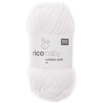 Rico Baby Cotton Soft DK, schneeweiss