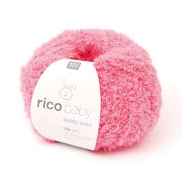 Rico Baby Teddy Aran, pink