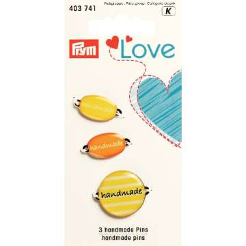 Prym Love Handmade Label, gelb