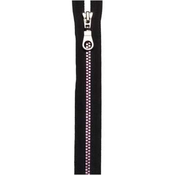 Prym Reissverschluss S14, schwarz & pink