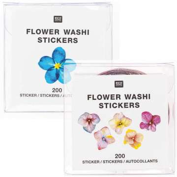 Rico Washi Sticker Flower Botanic