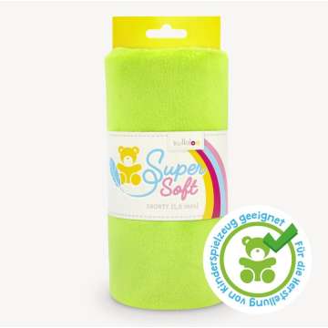 Kullaloo Plüschstoff Shorty, limettengrün