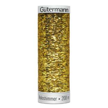 Gütermann Nähfaden Holoshimmer, gold