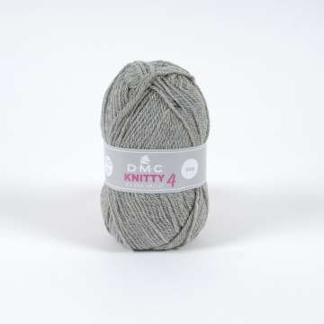 DMC Wolle Knitty 4 Mini, grau melliert