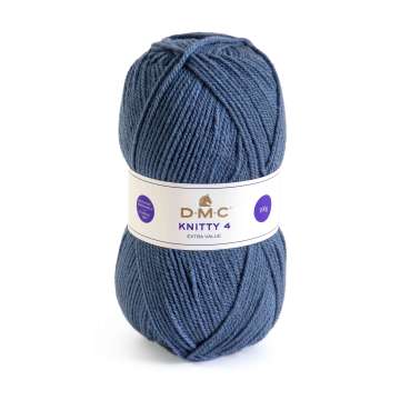DMC Wolle Knitty 4 Mini, kobaltblau