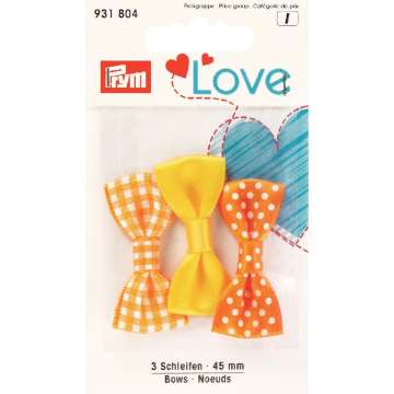 Prym Love Schleifen Set, gelb