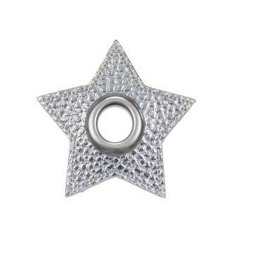 Edelweiss Accessoire, Oeillet, étoile, argent