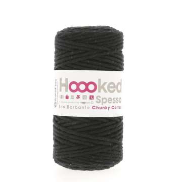 Hoooked Spesso Chunky Cotton, Noir