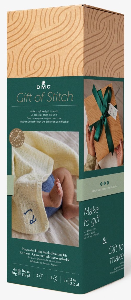 DMC Gift of Stitch Strick-Set Babydecke